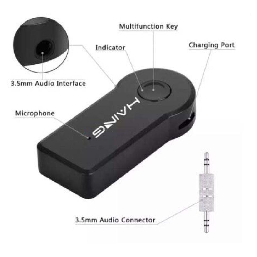 HAING 3.5mm Jack Bluetooth Wireless Audio Adapter AUX Receiver Price in Jordan HAING 3.5mm Jack Bluetooth Wireless Audio Adapter AUX Receiver - Buy Online in Jordan | OfficeJo
