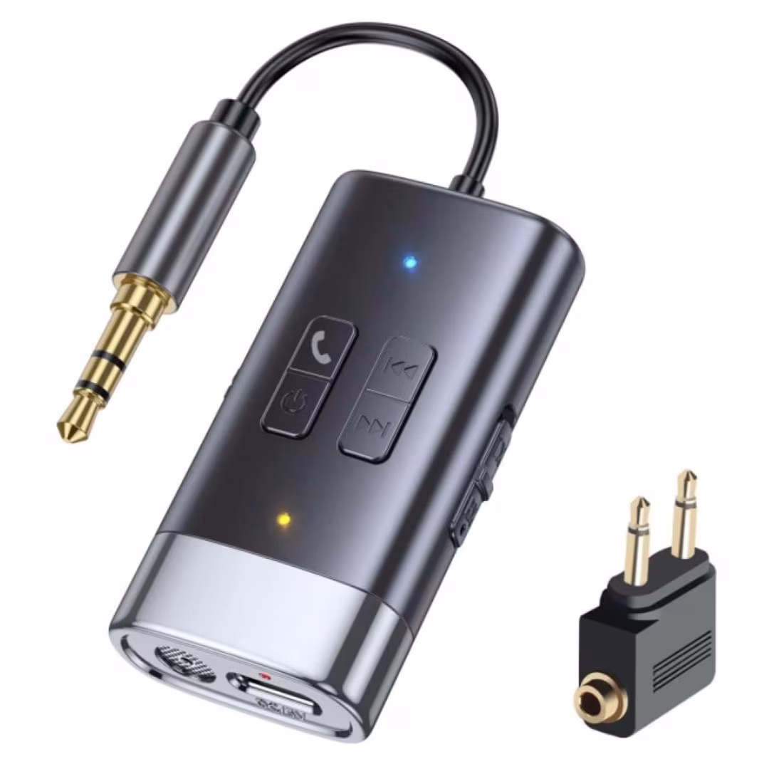 HAING Bluetooth 5.4 Audio Transmitter & Receiver Adapter (HI-G76) Price in Jordan HAING Bluetooth 5.4 Audio Transmitter & Receiver Adapter (HI-G76) - Buy Online in Jordan | OfficeJo