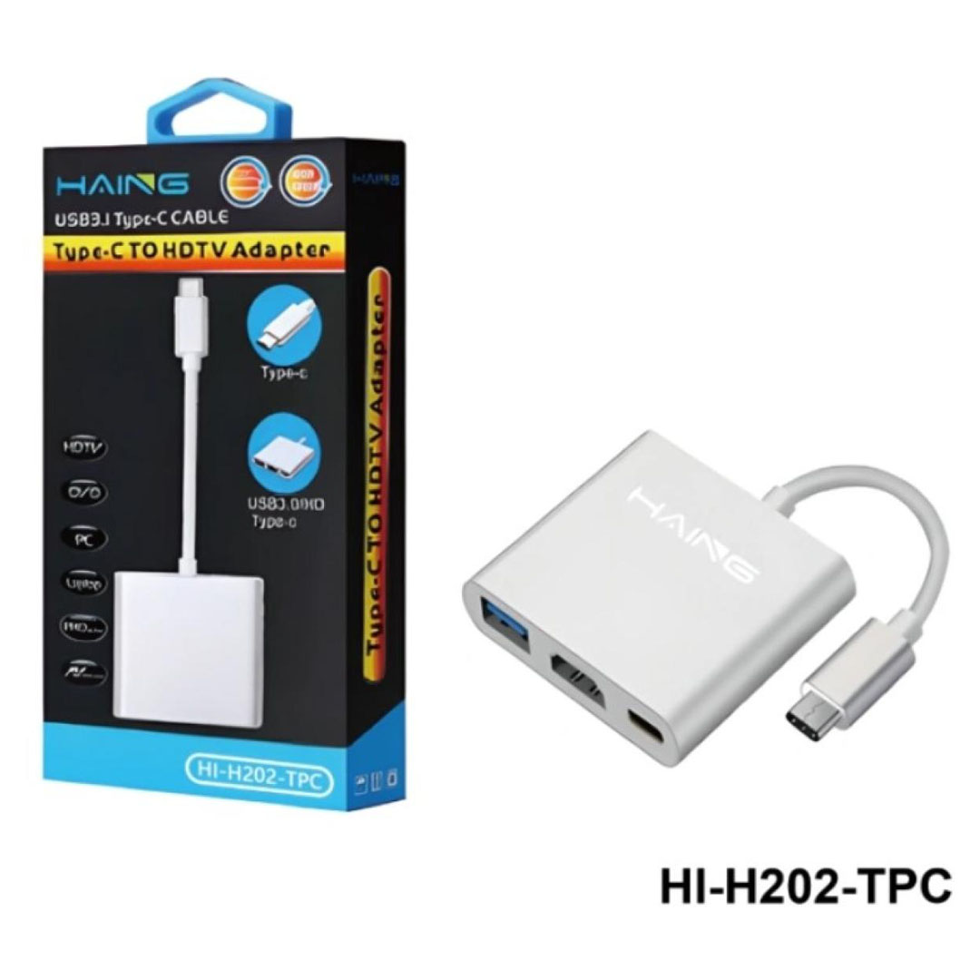 HAING USB 3.1 Type-C to HDMI Adapter (HI-H202-TPC) Price in Jordan HAING USB 3.1 Type-C to HDMI Adapter (HI-H202-TPC) - Buy Online in Jordan | OfficeJo