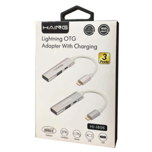 HAING Lightning OTG Adapter with Charging Converter - Buy Online in Jordan | OfficeJo