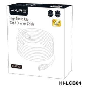 HAING Cat6 26AWG 1Gbps Ethernet Cable 15M (HI-LCB04-15M) Price in Jordan HAING Cat6 26AWG 1Gbps Ethernet Cable 15M (HI-LCB04-15M) - Buy Online in Jordan | OfficeJo