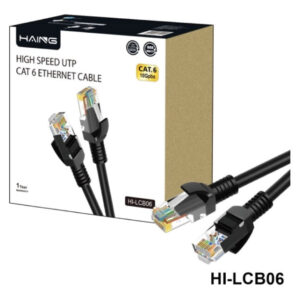 HAING Cat6 26AWG 1Gbps Ethernet Cable 50M (HI-LCB06-50M) Price in Jordan HAING Cat6 26AWG 1Gbps Ethernet Cable 50M (HI-LCB06-50M) - Buy Online in Jordan | OfficeJo