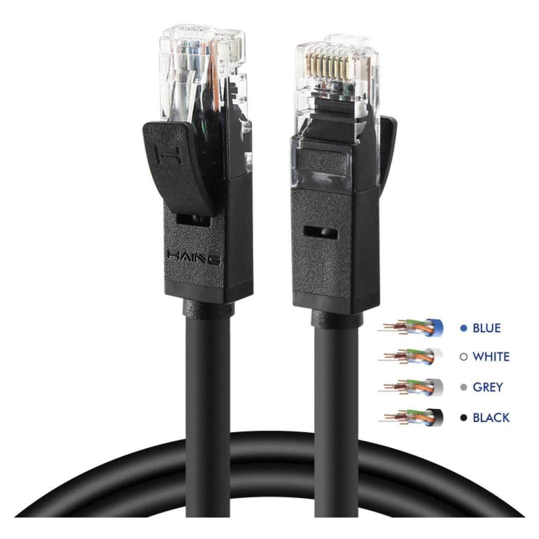 HAING Cat6 26AWG 1Gbps Ethernet Cable 1M (HI-LCC11-1M) Price in Jordan HAING Cat6 26AWG 1Gbps Ethernet Cable 1M (HI-LCC11-1M) - Buy Online in Jordan | OfficeJo