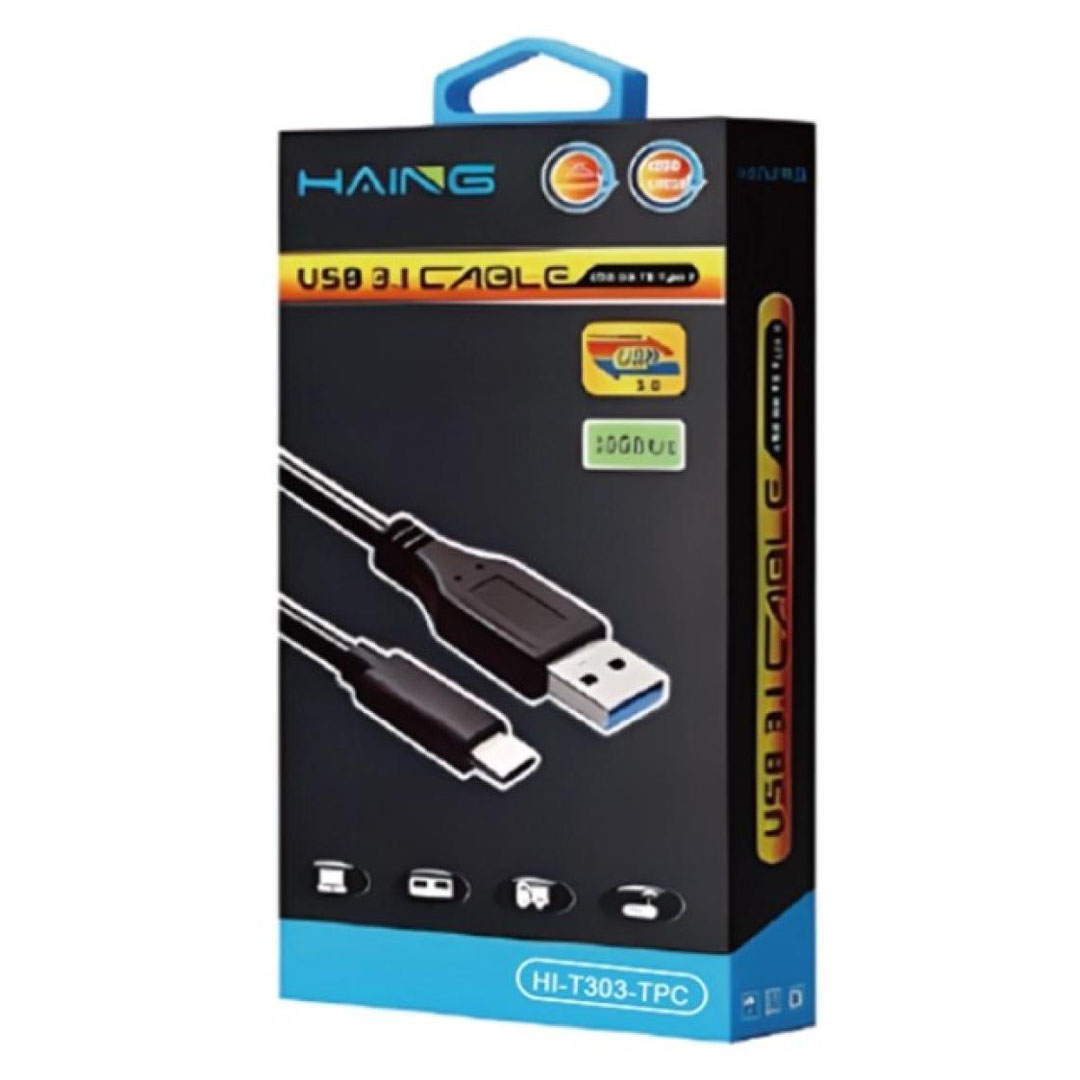 HAING USB Male to Type-C Male Cable 1M (HI-T303-TPC-M) Price in Jordan HAING USB Male to Type-C Male Cable 1M (HI-T303-TPC-M) - Buy Online in Jordan | OfficeJo