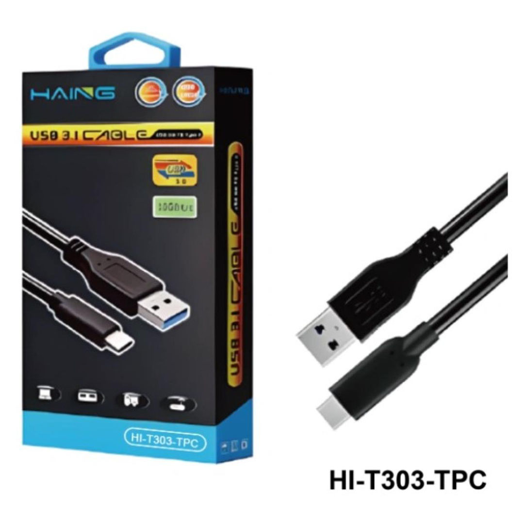 HAING USB Male to Type-C Male Cable 1M (HI-T303-TPC-M) Price in Jordan HAING USB Male to Type-C Male Cable 1M (HI-T303-TPC-M) - Buy Online in Jordan | OfficeJo