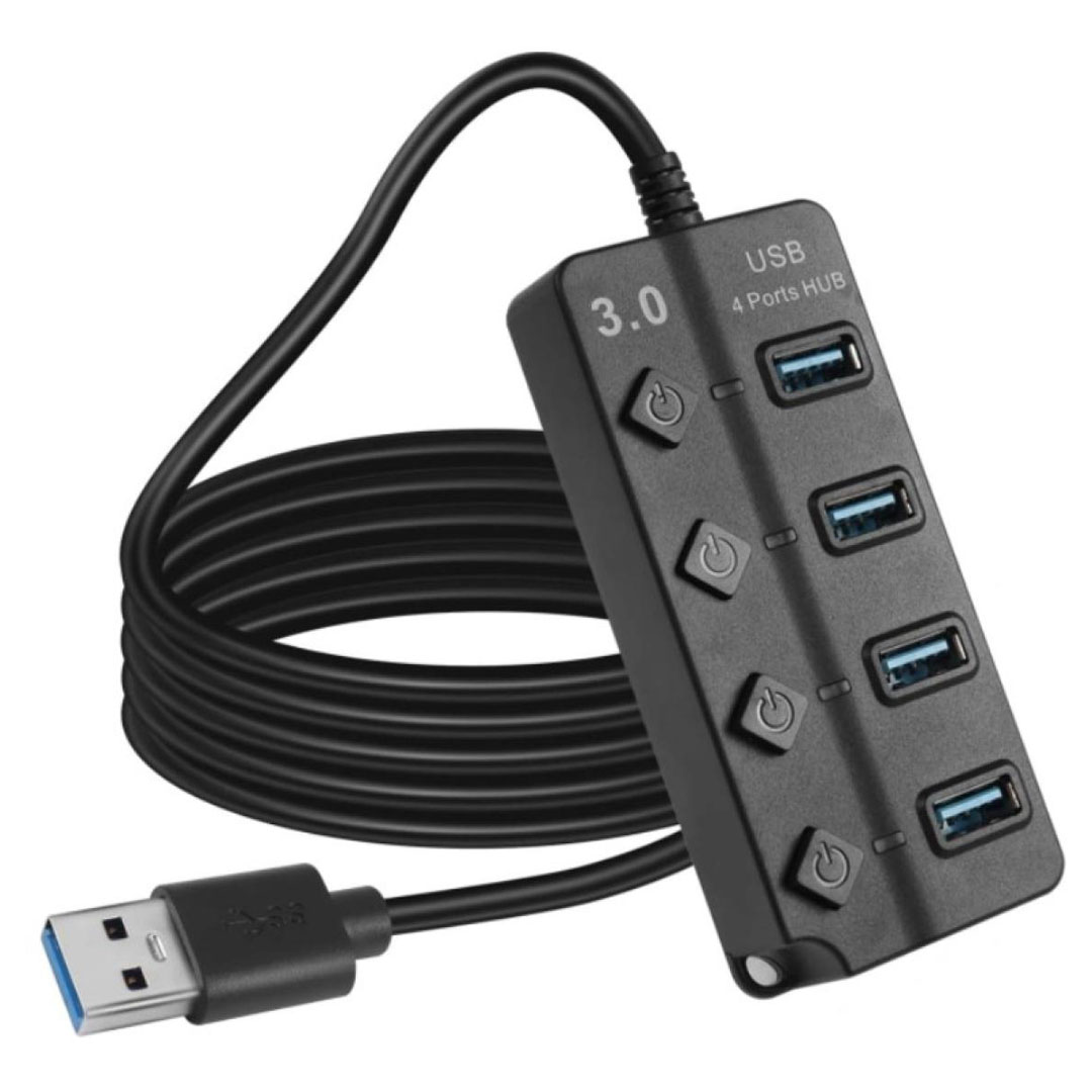 HAING USB 3.0 4-Port Hub with Individual Switches 5Gbps (HI-U304) Price in Jordan HAING USB 3.0 4-Port Hub with Individual Switches 5Gbps (HI-U304) - Buy Online in Jordan | OfficeJo