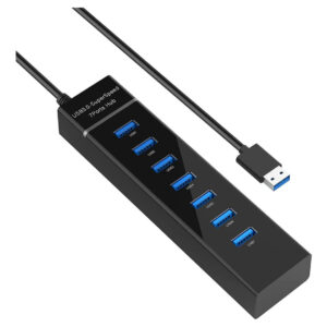 HAING USB 3.0 7-Port Hub 5Gbps High-Speed Splitter (HI-U701) Price in Jordan HAING USB 3.0 7-Port Hub 5Gbps High-Speed Splitter (HI-U701) - Buy Online in Jordan | OfficeJo