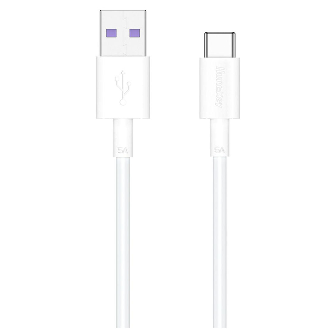 Huntkey USB to Type-C Cable 1.2M 5A White (HKAC501201) Price in Jordan Huntkey USB to Type-C Cable 1.2M 5A White (HKAC501201) - Buy Online in Jordan | OfficeJo