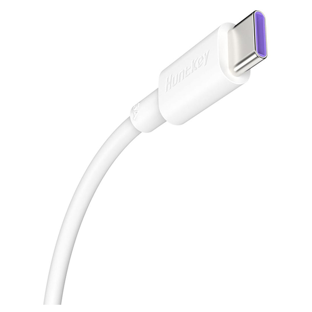 Huntkey USB to Type-C Cable 1.2M 5A White (HKAC501201) Price in Jordan Huntkey USB to Type-C Cable 1.2M 5A White (HKAC501201) - Buy Online in Jordan | OfficeJo