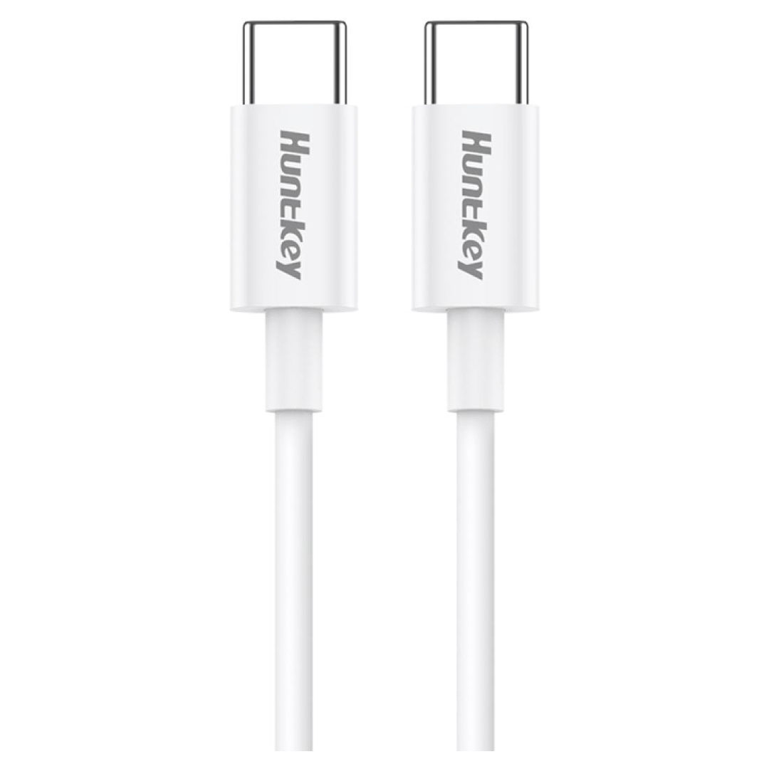 Huntkey Type-C to Type-C Fast Charging Cable 1.2M 60W White (HKCC301203) Price in Jordan Huntkey Type-C to Type-C Fast Charging Cable 1.2M 60W White (HKCC301203) - Buy Online in Jordan | OfficeJo