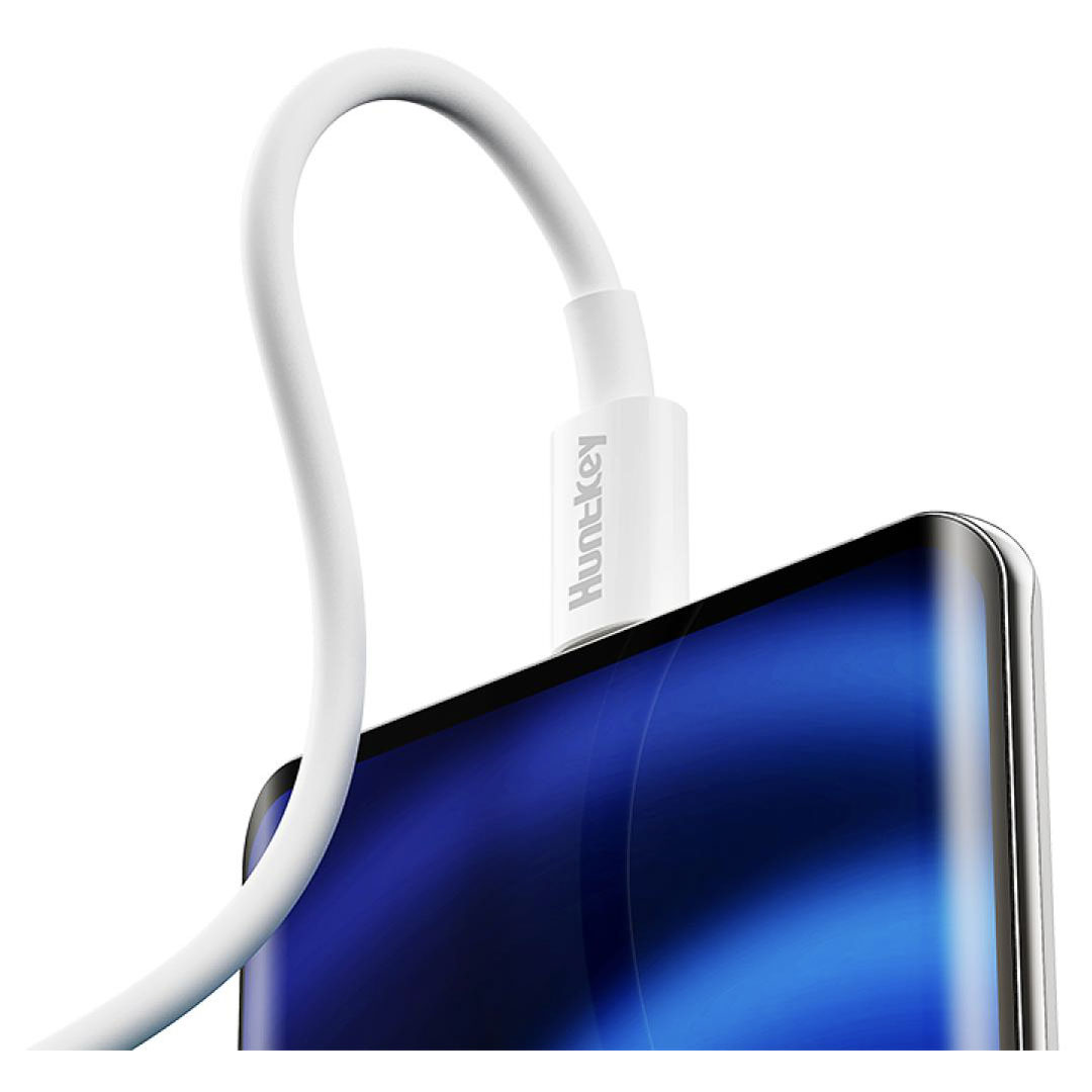 Huntkey Type-C to Type-C Fast Charging Cable 1.2M 60W White (HKCC301203) Price in Jordan Huntkey Type-C to Type-C Fast Charging Cable 1.2M 60W White (HKCC301203) - Buy Online in Jordan | OfficeJo