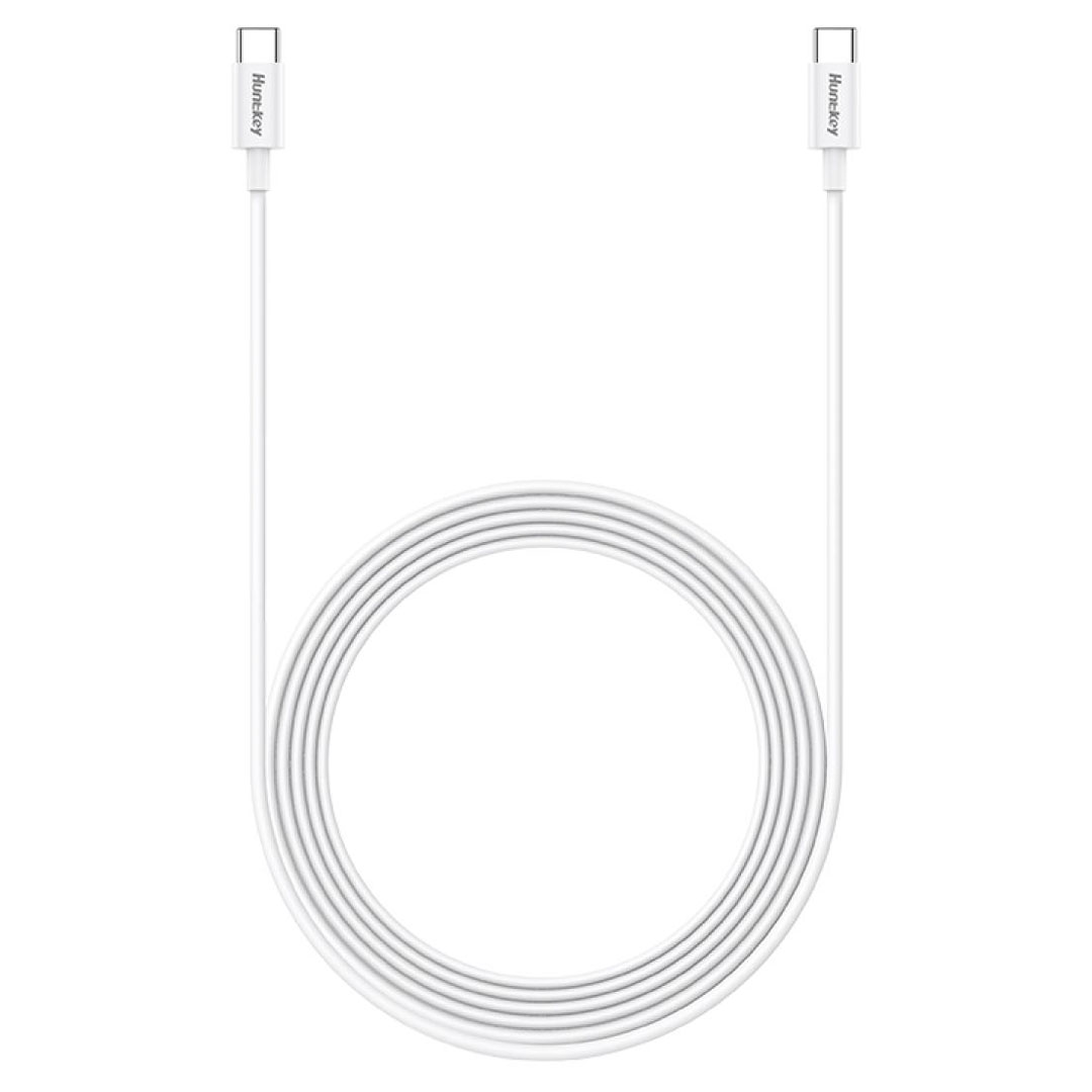 Huntkey Type-C to Type-C Fast Charging Cable 1.2M 60W White (HKCC301203) Price in Jordan Huntkey Type-C to Type-C Fast Charging Cable 1.2M 60W White (HKCC301203) - Buy Online in Jordan | OfficeJo