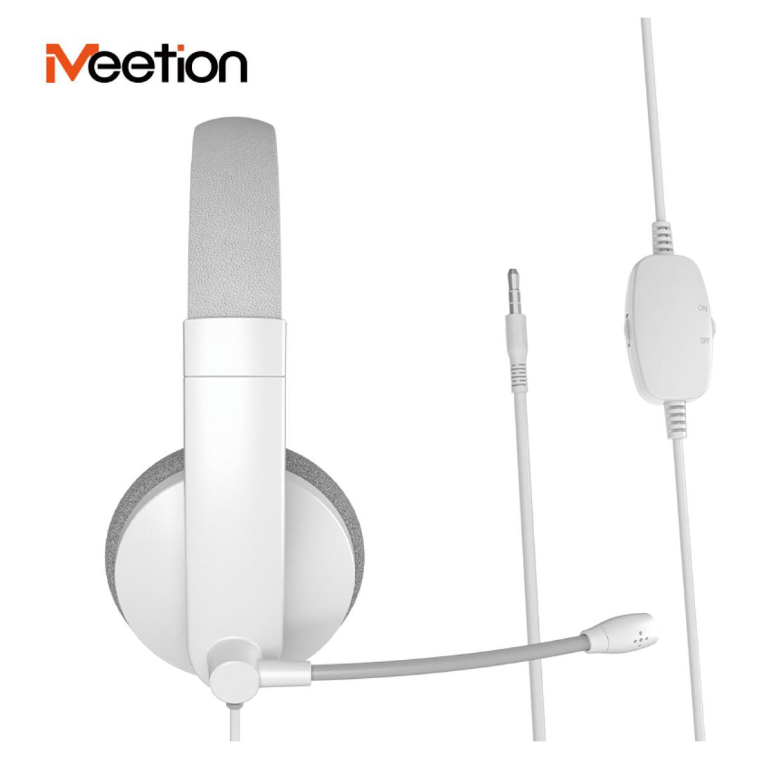 Meetion HP002 Telephony Headset – 3.5mm Jack, 40mm Speaker, Omni-directional Mic Price in Jordan Meetion HP002 Telephony Headset – 3.5mm Jack, 40mm Speaker, Omni-directional Mic - Buy Online in Jordan | OfficeJo