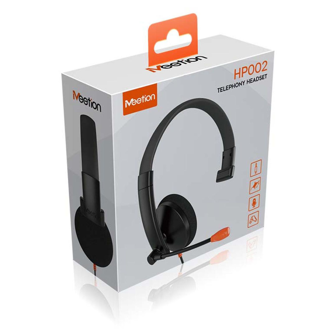 Meetion HP002 Telephony Headset – 3.5mm Jack, 40mm Speaker, Omni-directional Mic Price in Jordan Meetion HP002 Telephony Headset – 3.5mm Jack, 40mm Speaker, Omni-directional Mic - Buy Online in Jordan | OfficeJo