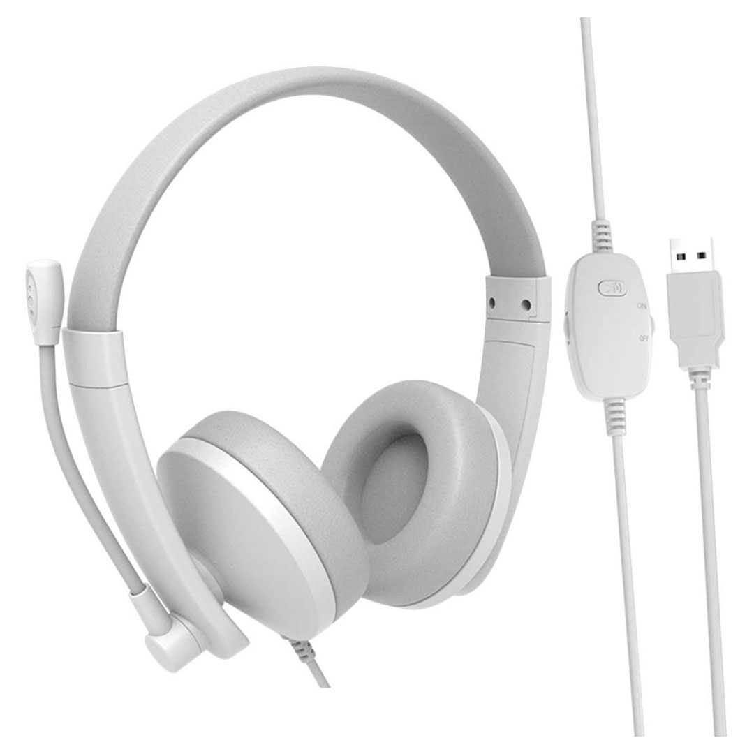 Meetion HP003U USB Telephony Headset – Omni-directional Mic, Volume Control, White Price in Jordan Meetion HP003U USB Telephony Headset – Omni-directional Mic, Volume Control, White - Buy Online in Jordan | OfficeJo