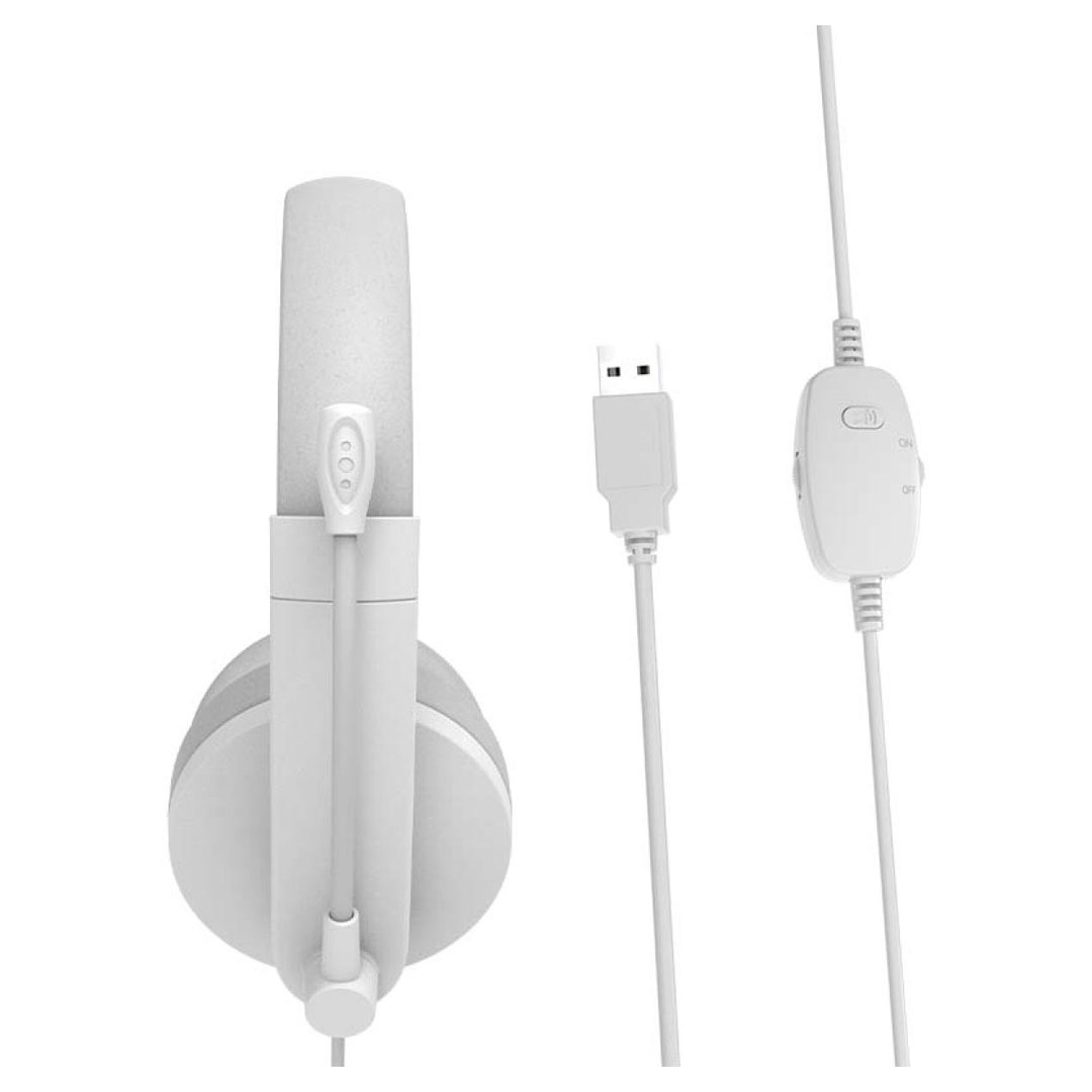 Meetion HP003U USB Telephony Headset – Omni-directional Mic, Volume Control, White Price in Jordan Meetion HP003U USB Telephony Headset – Omni-directional Mic, Volume Control, White - Buy Online in Jordan | OfficeJo