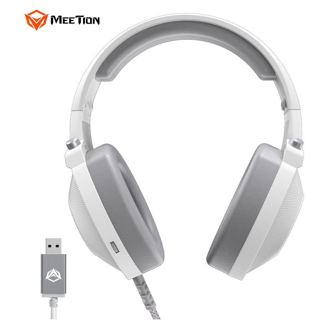 Meetion HP012 RGB Gaming Headset – 7.1 Virtual Surround, USB, 50mm Speaker, White Price in Jordan Meetion HP012 RGB Gaming Headset – 7.1 Virtual Surround, USB, 50mm Speaker, White - Buy Online in Jordan | OfficeJo