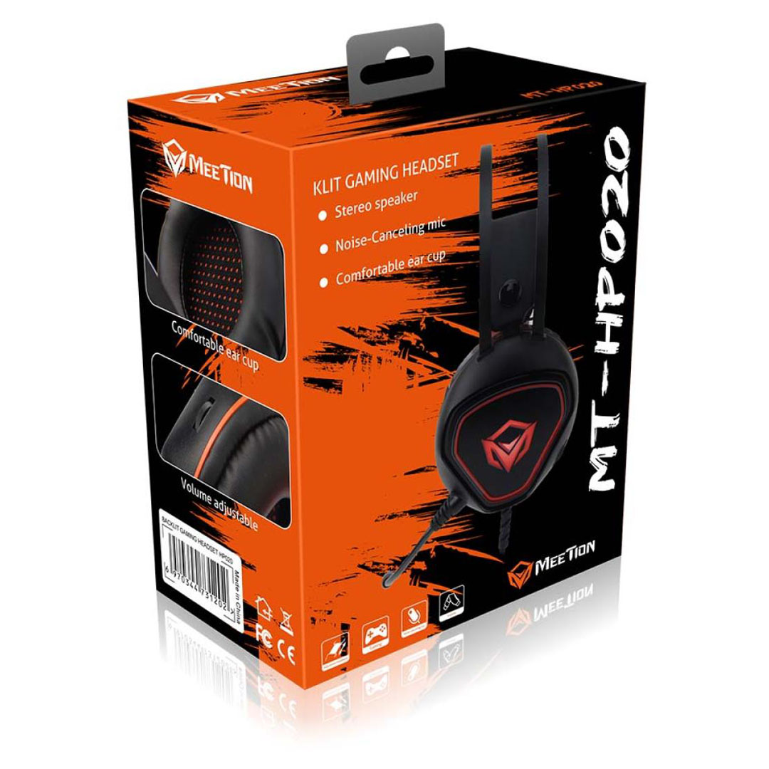 Meetion HP020 Backlit Gaming Headset – 3.5mm, 50mm Speaker, Omni-directional Mic Price in Jordan Meetion HP020 Backlit Gaming Headset – 3.5mm, 50mm Speaker, Omni-directional Mic - Buy Online in Jordan | OfficeJo