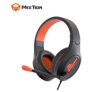 Meetion HP021 Stereo Backlit Gaming Wired Headset – 50mm Speaker, 3.5mm & USB, 2.2m Cable - Buy Online in Jordan | OfficeJo
