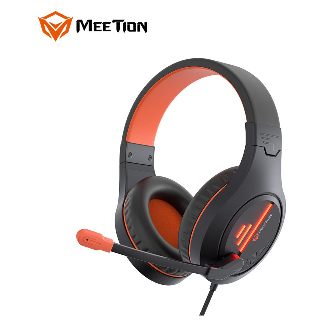 Meetion HP021 Stereo Backlit Gaming Wired Headset – 50mm Speaker, 3.5mm & USB, 2.2m Cable Price in Jordan Meetion HP021 Stereo Backlit Gaming Wired Headset – 50mm Speaker, 3.5mm & USB, 2.2m Cable - Buy Online in Jordan | OfficeJo