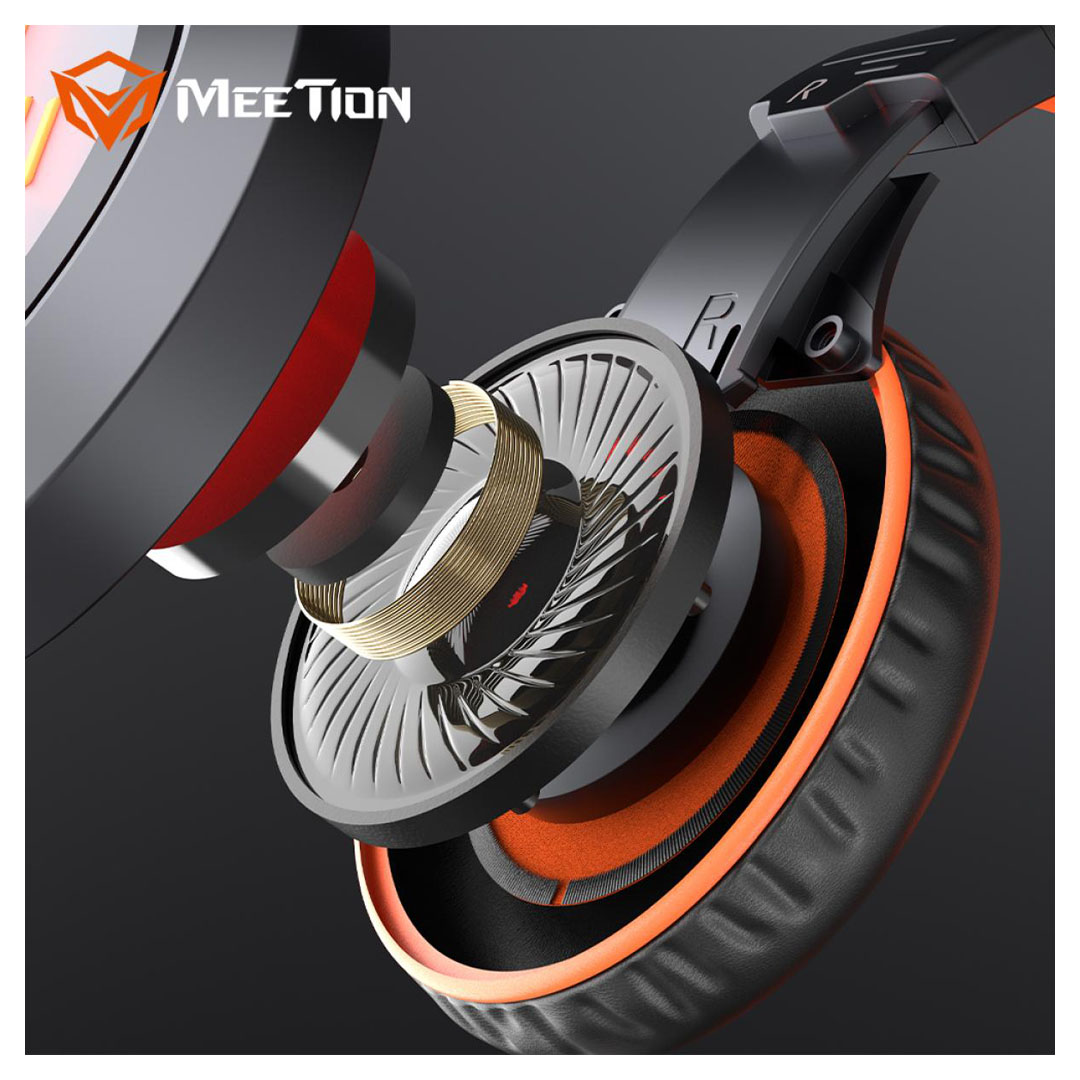 Meetion HP021 Stereo Backlit Gaming Wired Headset – 50mm Speaker, 3.5mm & USB, 2.2m Cable Price in Jordan Meetion HP021 Stereo Backlit Gaming Wired Headset – 50mm Speaker, 3.5mm & USB, 2.2m Cable - Buy Online in Jordan | OfficeJo