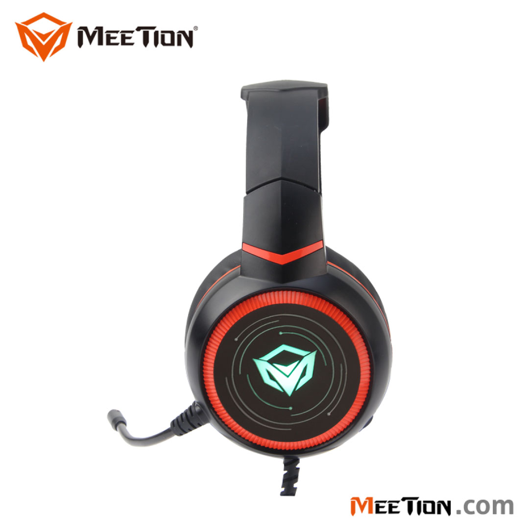 Meetion HP030 HIFI Backlit Gaming Headset – USB Gold-Plated, 50mm Speaker, Omni-Directional Mic Price in Jordan Meetion HP030 HIFI Backlit Gaming Headset – USB Gold-Plated, 50mm Speaker, Omni-Directional Mic - Buy Online in Jordan | OfficeJo