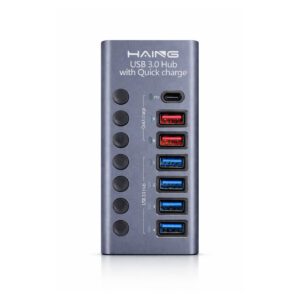 HAING Aluminum USB 3.0 Type-C Hub with 36W Power (HUB-985D) Price in Jordan HAING Aluminum USB 3.0 Type-C Hub with 36W Power (HUB-985D) - Buy Online in Jordan | OfficeJo