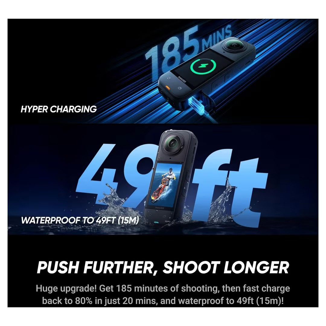 Insta360 X5 - 8K 360° Waterproof Action Camera Bundle Price in Jordan Insta360 X5 - 8K 360° Waterproof Action Camera Bundle - Buy Online in Jordan | OfficeJo