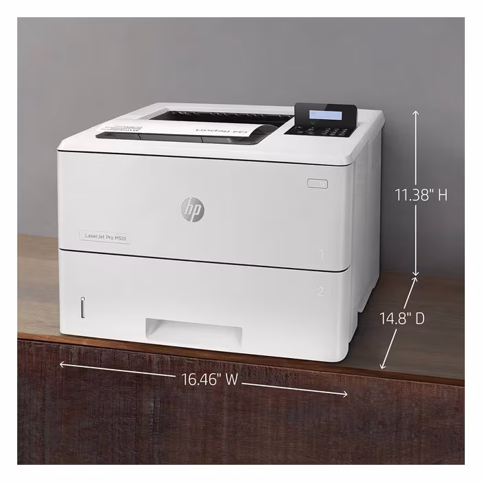 HP LaserJet Pro M501dn Monochrome Duplex Printer (J8H61A) Price in Jordan HP LaserJet Pro M501dn Monochrome Duplex Printer (J8H61A) - Buy Online in Jordan | OfficeJo