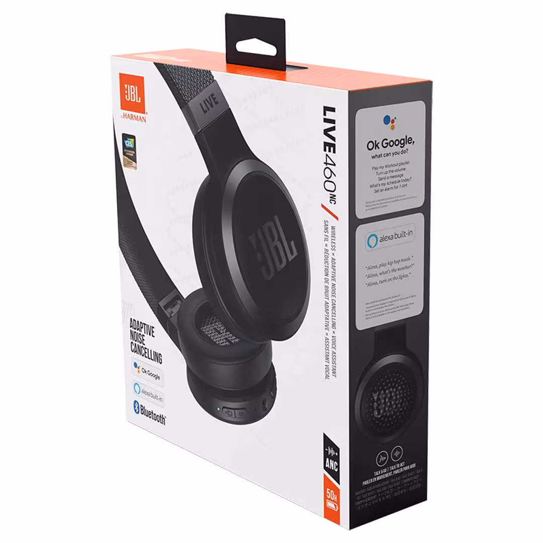 JBL Live 460NC Wireless On-Ear Noise Cancelling Headphones Price in Jordan JBL Live 460NC Wireless On-Ear Noise Cancelling Headphones - Buy Online in Jordan | OfficeJo