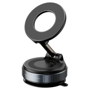 K007 Metal Vacuum Suction 360 Rotation Magnetic Mobile Holder – 15W Charging, 360° Rotation - Buy Online in Jordan | OfficeJo