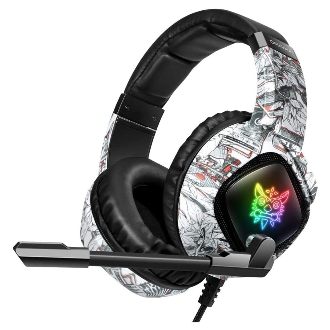 ONIKUMA K19 Wired Gaming Headset – 3.5mm, 40mm Drivers, LED Lights, Mic Price in Jordan ONIKUMA K19 Wired Gaming Headset – 3.5mm, 40mm Drivers, LED Lights, Mic - Buy Online in Jordan | OfficeJo