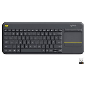 Logitech K400 Plus Wireless Keyboard – 2.4GHz, Built-in Touchpad, 10m Range Price in Jordan Logitech K400 Plus Wireless Keyboard – 2.4GHz, Built-in Touchpad, 10m Range - Buy Online in Jordan | OfficeJo