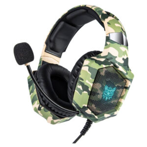 ONIKUMA K8 Army Camouflage Gaming Headset – Stereo Surround, Microphone, LED Light - Buy Online in Jordan | OfficeJo