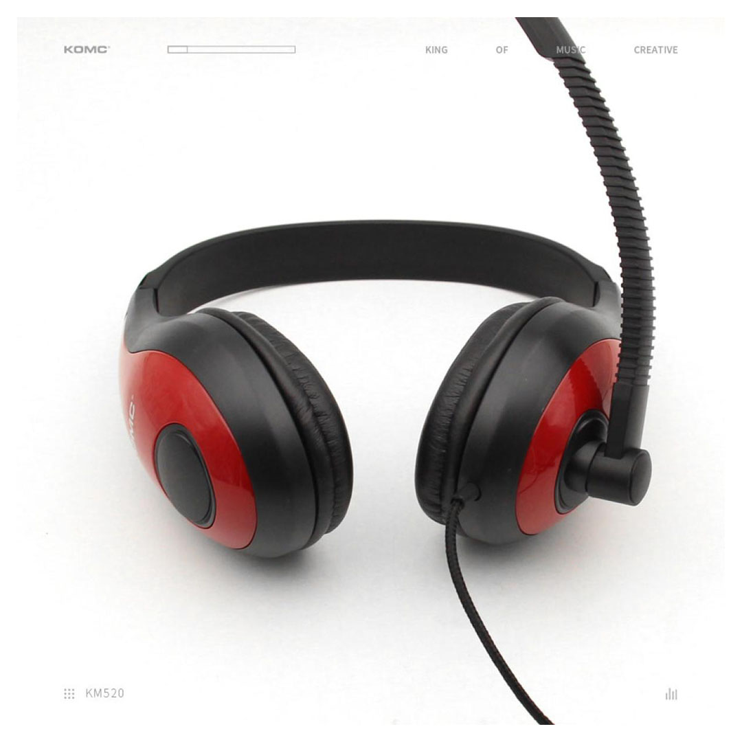 KOMC KM-520 Over-Ear Headphones with Mic – 40mm Driver, Noise-Cancelling Mic, 3.5mm Price in Jordan KOMC KM-520 Over-Ear Headphones with Mic – 40mm Driver, Noise-Cancelling Mic, 3.5mm - Buy Online in Jordan | OfficeJo