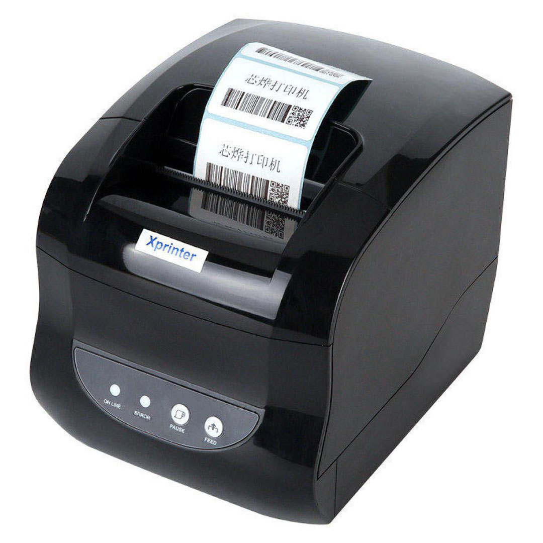 Xprinter XP-365 Label Printer – 127mm/s, USB + LAN, Thermal, 82mm Capacity Price in Jordan Xprinter XP-365 Label Printer – 127mm/s, USB + LAN, Thermal, 82mm Capacity - Buy Online in Jordan | OfficeJo