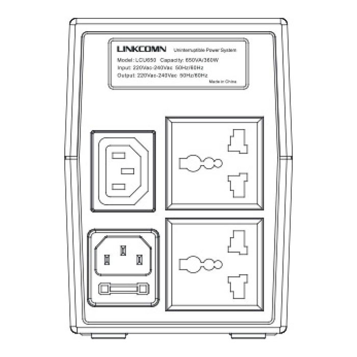 LINKCOMN OFFLINE UPS Smart Backup 850VA LCU 850 - Reliable Power Protection Price in Jordan LINKCOMN OFFLINE UPS Smart Backup 850VA LCU 850 - Reliable Power Protection - Buy Online in Jordan | OfficeJo