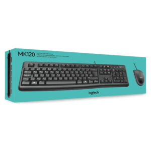 Logitech MK120 Keyboard & Mouse Combo – Spill-Resistant, Full-Size, USB Wired Price in Jordan Logitech MK120 Keyboard & Mouse Combo – Spill-Resistant, Full-Size, USB Wired - Buy Online in Jordan | OfficeJo