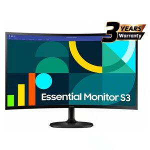 Samsung S3 Essential 24" Monitor – 100Hz, 4ms, Curved VA Panel Price in Jordan Samsung S3 Essential 24" Monitor – 100Hz, 4ms, Curved VA Panel - Buy Online in Jordan | OfficeJo