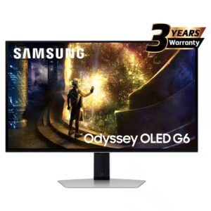 Samsung 27" Odyssey OLED G6 – 2K 240Hz, 0.03ms, G-Sync Compatible Price in Jordan Samsung 27" Odyssey OLED G6 – 2K 240Hz, 0.03ms, G-Sync Compatible - Buy Online in Jordan | OfficeJo