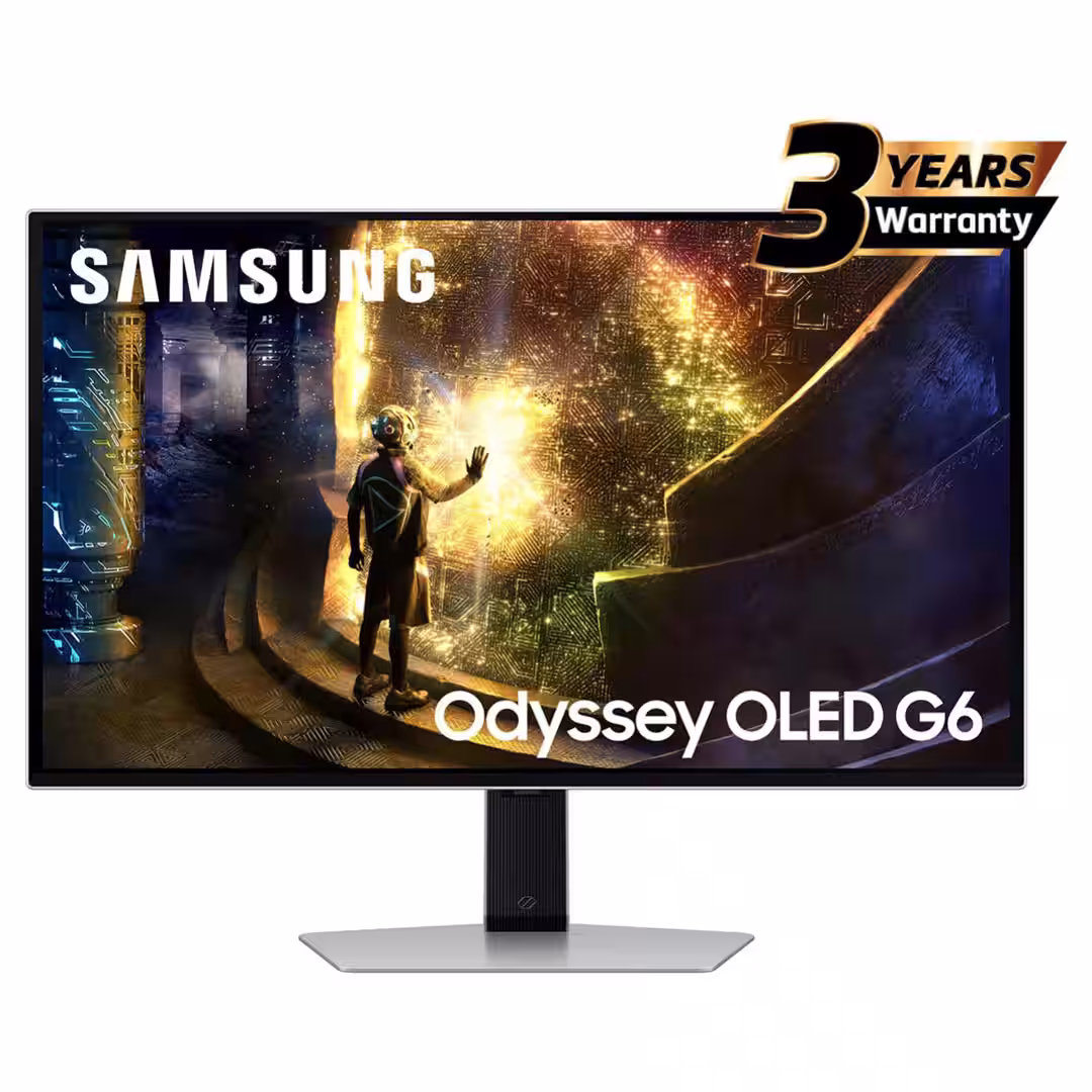 Samsung 27" Odyssey OLED G6 – 2K 240Hz, 0.03ms, G-Sync Compatible Price in Jordan Samsung 27" Odyssey OLED G6 – 2K 240Hz, 0.03ms, G-Sync Compatible - Buy Online in Jordan | OfficeJo