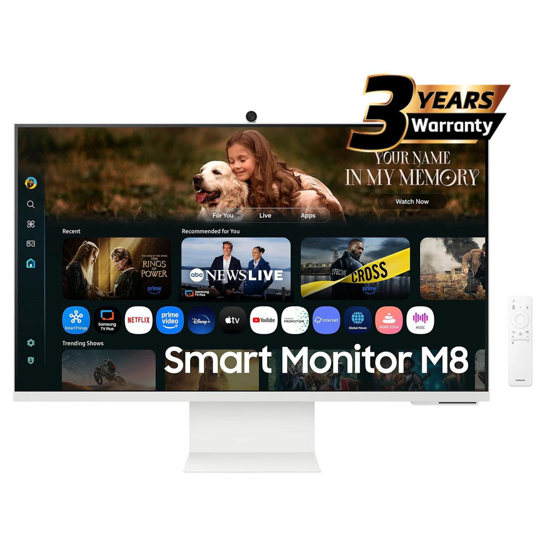 Samsung M8 2025 32" 4K UHD Smart Monitor – VA, 60Hz, USB-C, Built-in Speakers Price in Jordan Samsung M8 2025 32" 4K UHD Smart Monitor – VA, 60Hz, USB-C, Built-in Speakers - Buy Online in Jordan | OfficeJo