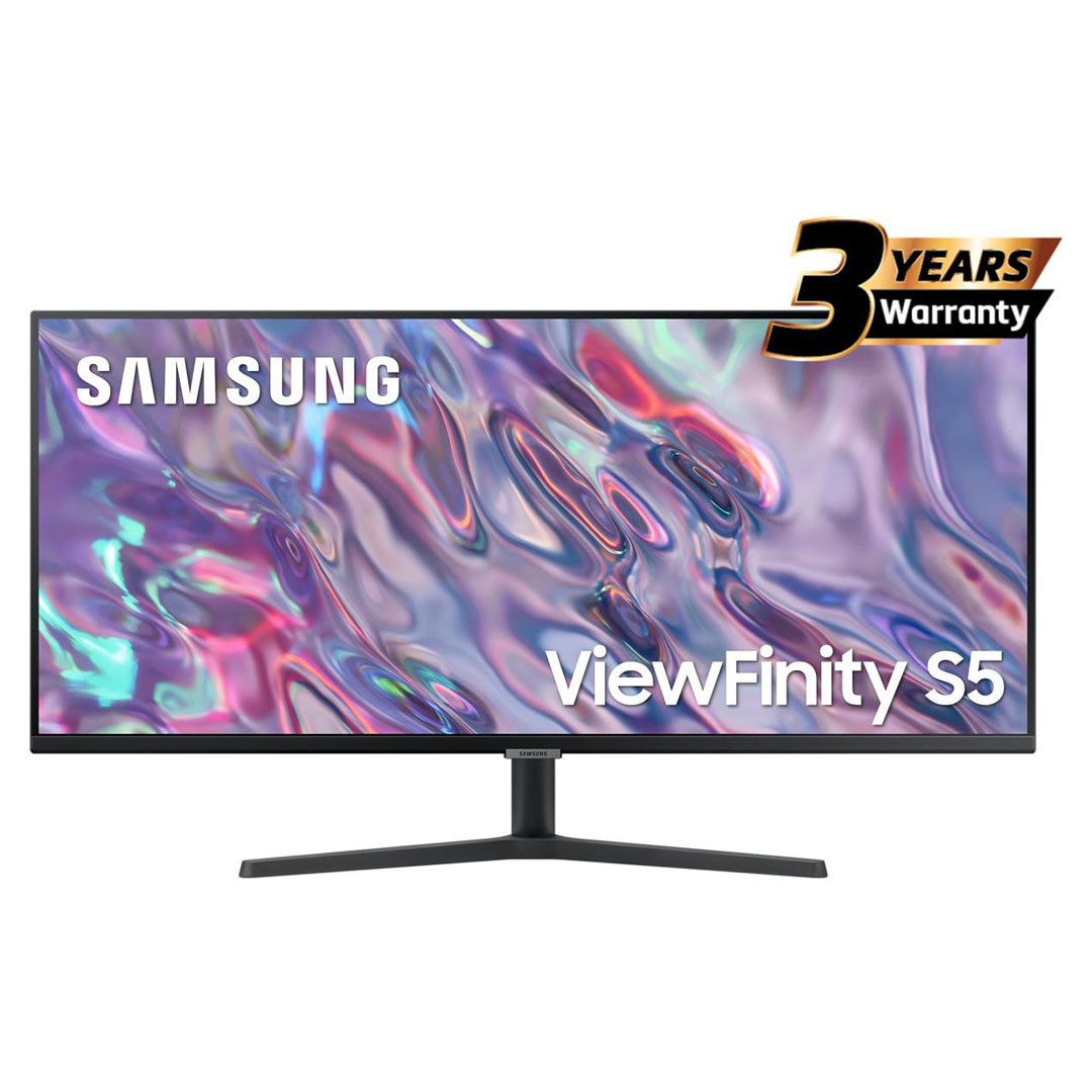 Samsung ViewFinity S5 34" UWQHD Monitor – 3440×1440, 100Hz, 5ms Price in Jordan Samsung ViewFinity S5 34" UWQHD Monitor – 3440×1440, 100Hz, 5ms - Buy Online in Jordan | OfficeJo