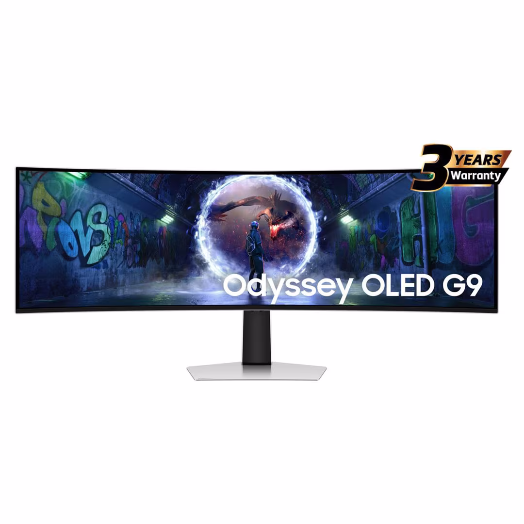 Samsung Odyssey OLED G9 49" Curved Monitor – 240Hz, 0.03ms, G-Sync Compatible Price in Jordan Samsung Odyssey OLED G9 49" Curved Monitor – 240Hz, 0.03ms, G-Sync Compatible - Buy Online in Jordan | OfficeJo
