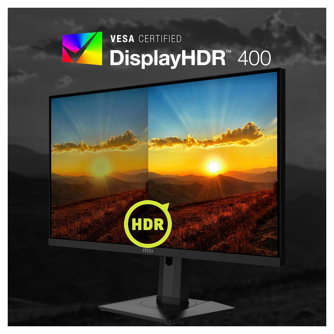 MSI MAG274UPF, 27" 3840 x 2160 (UHD), 4K Rapid IPSGaming Monitor, 1 ms, 144Hz, FreeSync Premium, HDR400, G-Sync Compatible, HDMI, DisplayPort, Tilt, Swivel, Pivot and Height Adjustable Price in Jordan MSI MAG274UPF, 27" 3840 x 2160 (UHD), 4K Rapid IPSGaming Monitor, 1 ms, 144Hz, FreeSync Premium, HDR400, G-Sync Compatible, HDMI, DisplayPort, Tilt, Swivel, Pivot and Height Adjustable - Buy Online in Jordan | OfficeJo