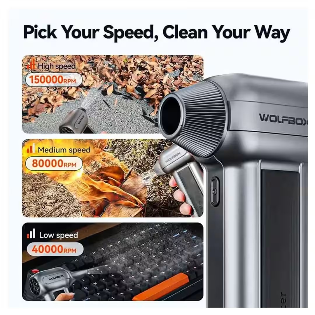 WOLFBOX MF100 Electric Air Duster Price in Jordan WOLFBOX MF100 Electric Air Duster - Buy Online in Jordan | OfficeJo