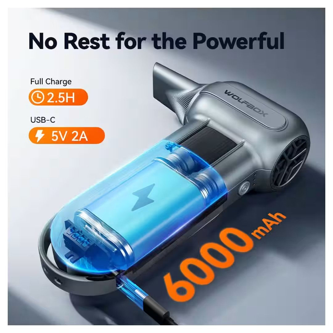 WOLFBOX MF100 Electric Air Duster Price in Jordan WOLFBOX MF100 Electric Air Duster - Buy Online in Jordan | OfficeJo