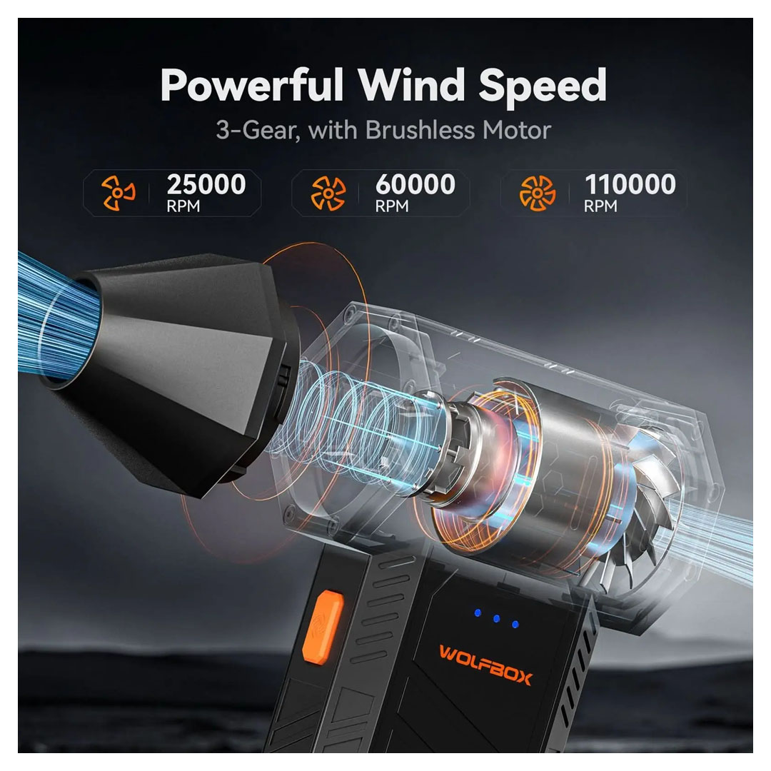 WOLFBOX MF50 Electric Air Duster Price in Jordan WOLFBOX MF50 Electric Air Duster - Buy Online in Jordan | OfficeJo