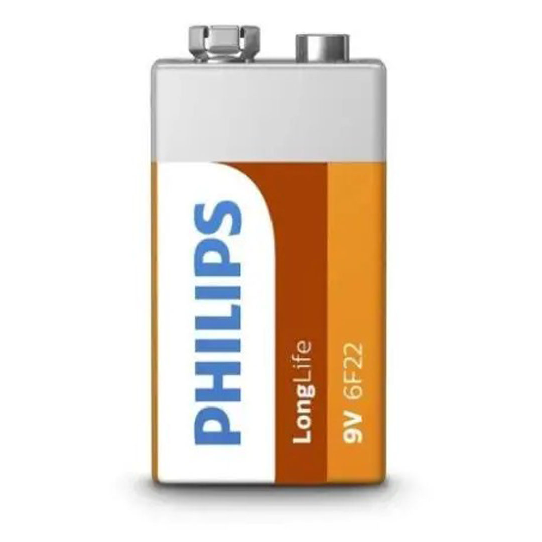 Philips 9V Zinc Chloride Battery (1 Pack) – LongLife, 3-Year Shelf Life, Heavy Metal Free Price in Jordan Philips 9V Zinc Chloride Battery (1 Pack) – LongLife, 3-Year Shelf Life, Heavy Metal Free - Buy Online in Jordan | OfficeJo