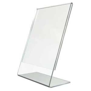 Acrylic Display Stand A4 Angled – Tent Card Holder, Clear Transparent, A4 Size - Buy Online in Jordan | OfficeJo